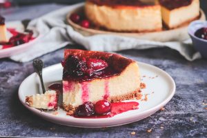 NY Cheesecake με Κόκκινα Φρούτα