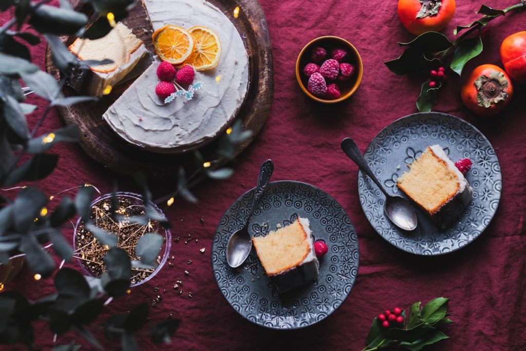 Βασιλόπιτα κέικ βανίλια και βουτυρόκρεμα με μπαχαρικά