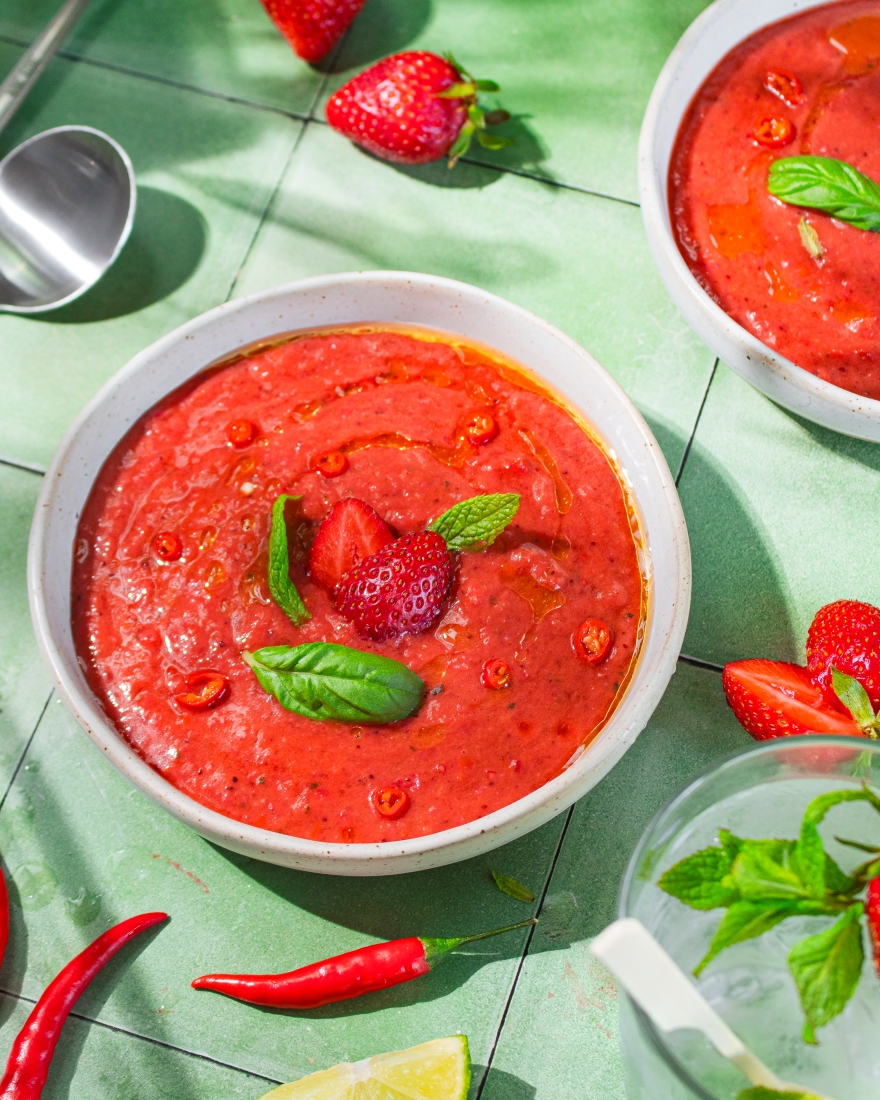 Vegan συνταγές με φράουλες_Καλοκαιρινές συνταγές