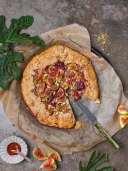 Galette με σύκα, τυριά και φιστίκι Αιγίνης_Αλμυρή Τάρτα με σύκα