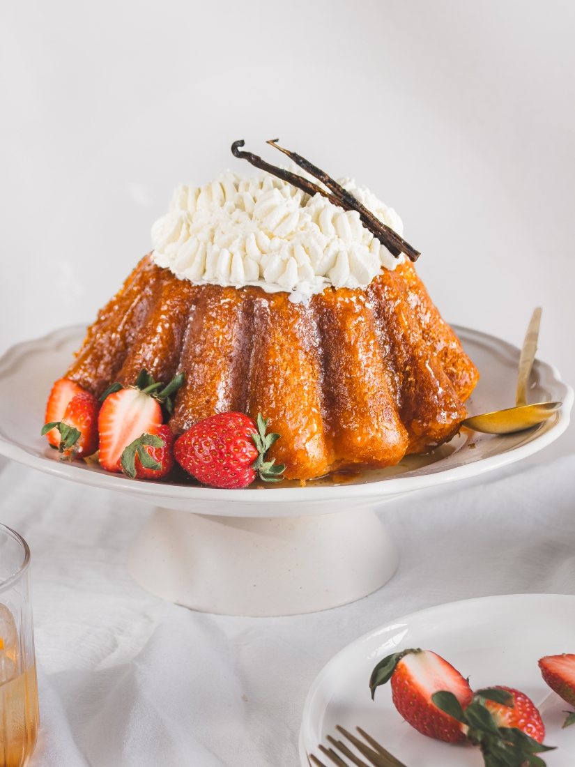 Mπαμπάς με ρούμι_η πιο ωραία συνταγή_baba au rhum